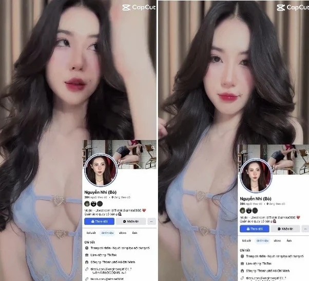 Phim sex TikToker Nguyễn Nhi mông to bướm mọng nước